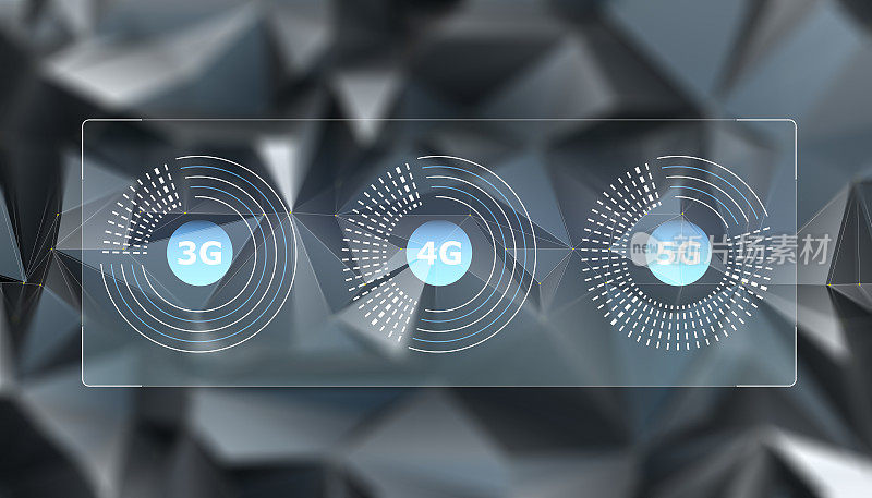 5G wifi技术数字概念